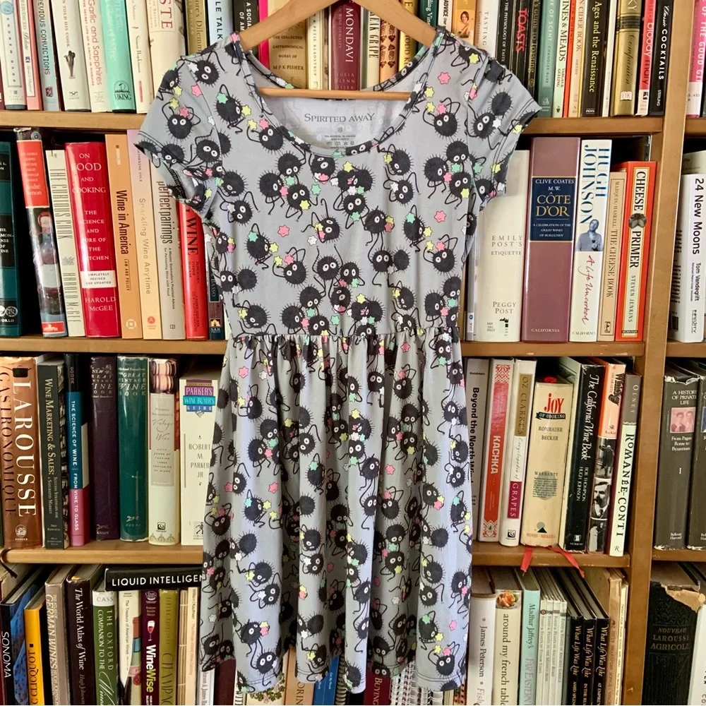 Studio Ghibli Her Universe Spirited Away Soot Sprite Fit&Flare Dress, size XS - Picture 1 of 6